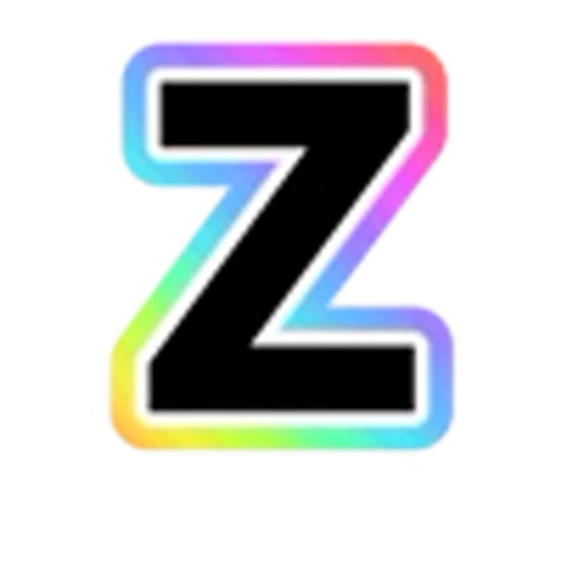 🔠 Эмодзи «Rainbow - радужные буквы в стиле диско. Только английские» для Telegram