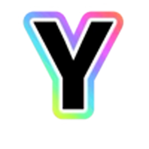 🔠 Эмодзи «Rainbow - радужные буквы в стиле диско. Только английские» для Telegram