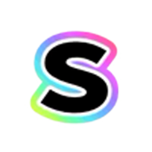 🔡 Эмодзи «Rainbow - радужные буквы в стиле диско. Только английские» для Telegram