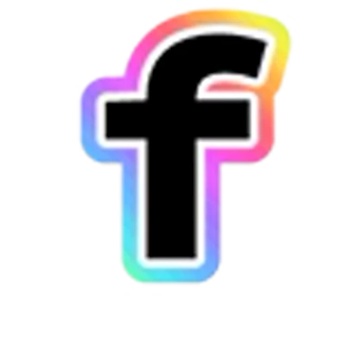 🔡 Эмодзи «Rainbow - радужные буквы в стиле диско. Только английские» для Telegram
