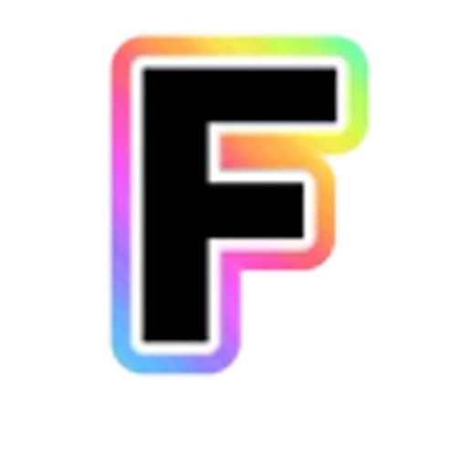 🔠 Эмодзи «Rainbow - радужные буквы в стиле диско. Только английские» для Telegram