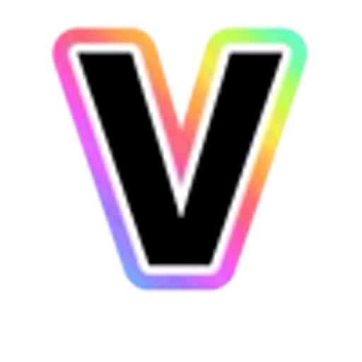 🔠 Эмодзи «Rainbow - радужные буквы в стиле диско. Только английские» для Telegram