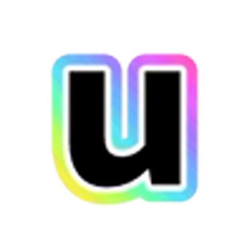 🔡 Эмодзи «Rainbow - радужные буквы в стиле диско. Только английские» для Telegram
