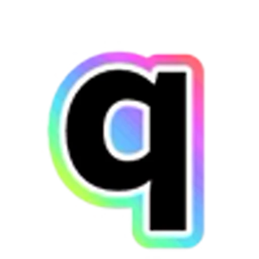 🔡 Эмодзи «Rainbow - радужные буквы в стиле диско. Только английские» для Telegram