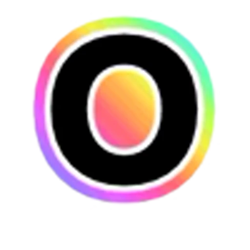 🔠 Эмодзи «Rainbow - радужные буквы в стиле диско. Только английские» для Telegram