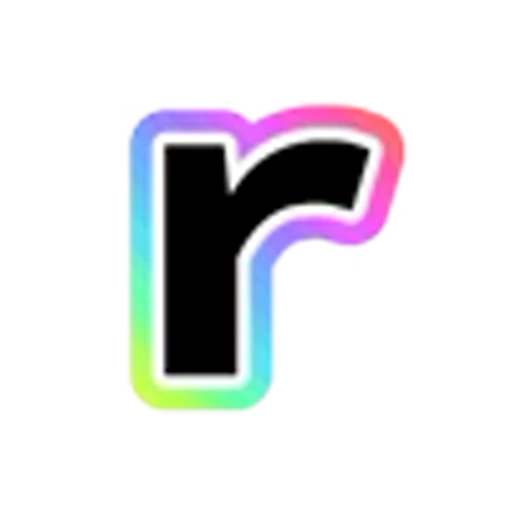 🔡 Эмодзи «Rainbow - радужные буквы в стиле диско. Только английские» для Telegram