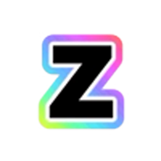 🔡 Эмодзи «Rainbow - радужные буквы в стиле диско. Только английские» для Telegram