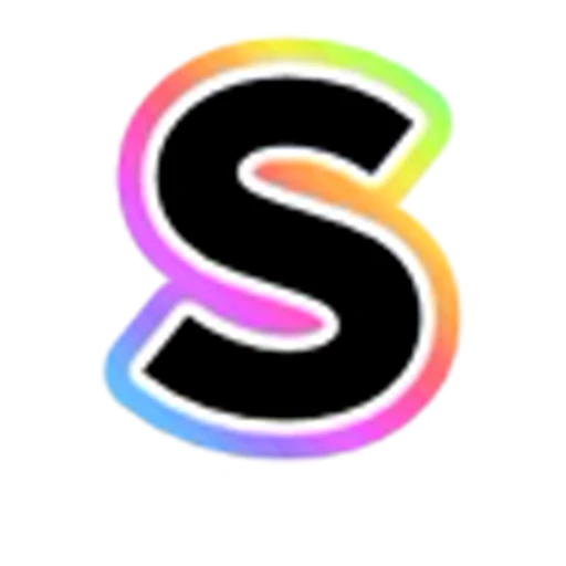 🔠 Эмодзи «Rainbow - радужные буквы в стиле диско. Только английские» для Telegram