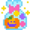 Стикер 7 🎃 Видеоанимированный набор эмоджи с хэллоуинским рандомчиком