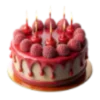 🎂 Эмодзи «Малиновый рай //эмодзи на заказ» для Telegram