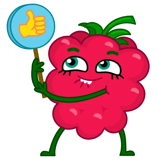 Стикер 25 Raspberry
