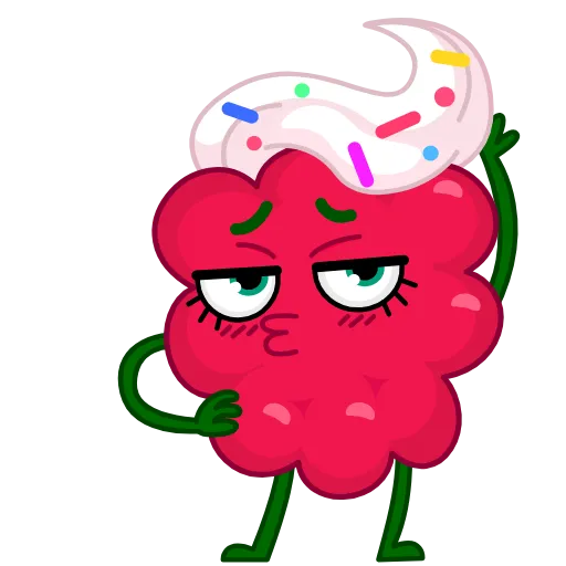 Стикер 21 Raspberry