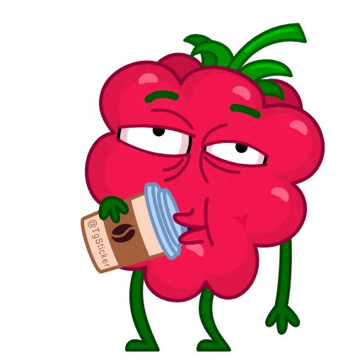 Стикер 17 Raspberry