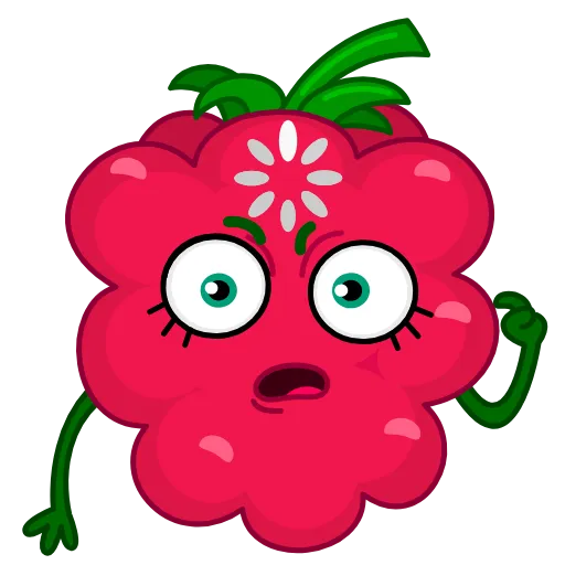 Стикер 42 Raspberry