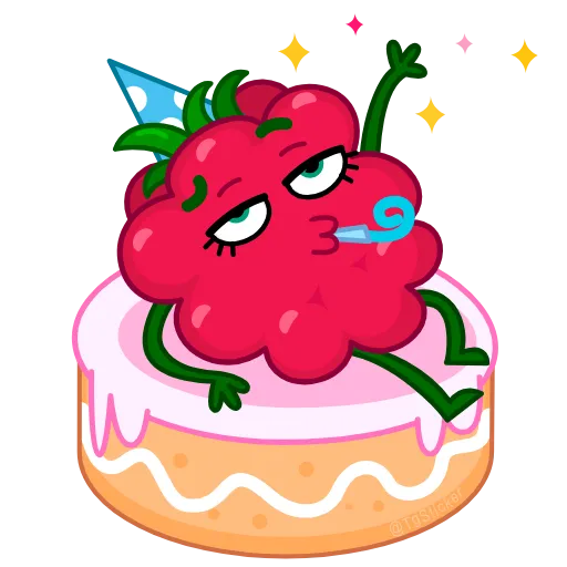 Стикер 22 Raspberry