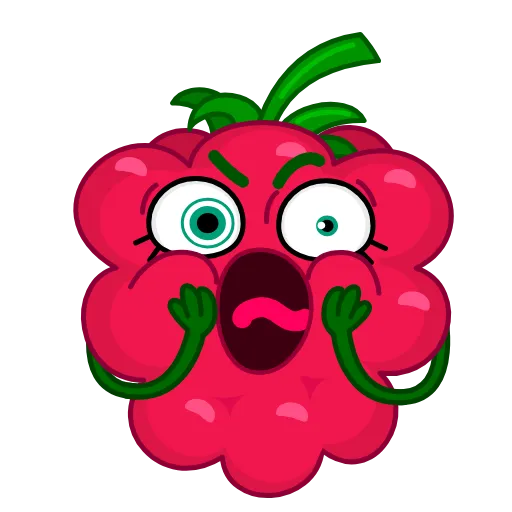 Стикер 35 Raspberry