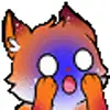 Стикер 40 Foxy #cute #color #orange