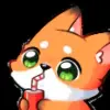 Стикер 48 Foxy #cute #color #orange