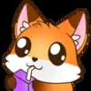 Стикер 49 Foxy #cute #color #orange