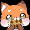 Стикер 56 Foxy #cute #color #orange