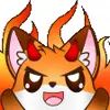 Стикер 30 Foxy #cute #color #orange