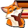 Стикер 12 Foxy #cute #color #orange