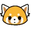 Стикер 35 Foxy #cute #color #orange