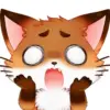 Стикер 41 Foxy #cute #color #orange