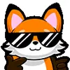 Стикер 4 Foxy #cute #color #orange