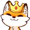 Стикер 16 Foxy #cute #color #orange