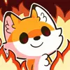 Стикер 27 Foxy #cute #color #orange