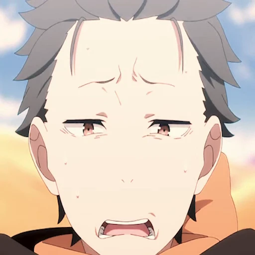 😭 Стикер «Re Zero Жизнь с нуля в альтернативном мире» для Telegram