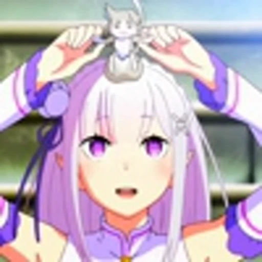 ❤️ Эмодзи «Re Zero S1Ре Зеро» для Telegram