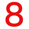 Стикер 41 Красный