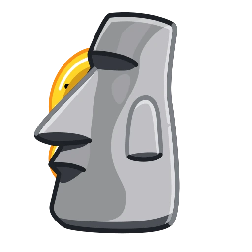 🗿 Стикер «Reanimated» для Telegram