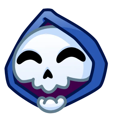 Стикер 2 Reaper Skull Emoji