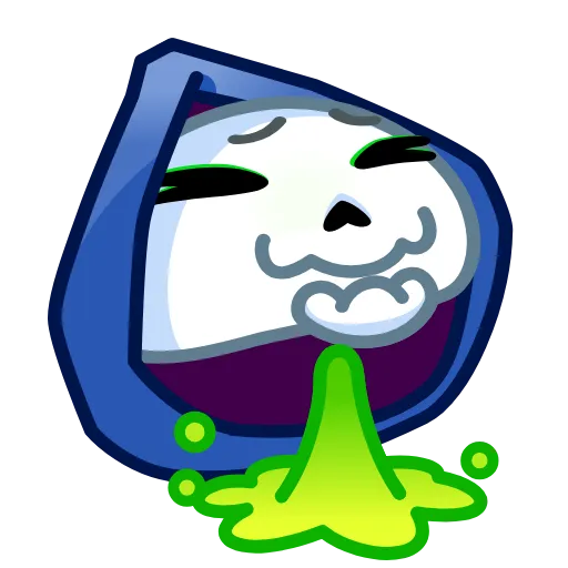 Стикер 16 Reaper Skull Emoji