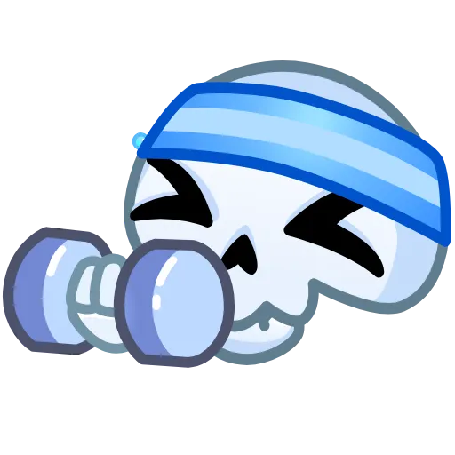 Стикер 23 Reaper Skull Emoji