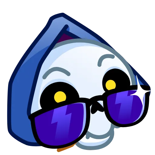 Стикер 26 Reaper Skull Emoji
