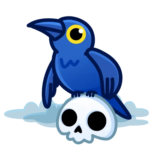 Стикер 33 Reaper Skull Emoji