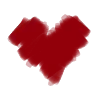 ❤️ Эмодзи «Blood - красные буквы и иконки» для Telegram