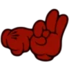 Стикер 59 🐰Red emoji