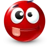 Стикер 15 Red Face Emoji