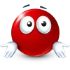 Стикер 55 Red Face Emoji