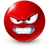 Стикер 37 Red Face Emoji