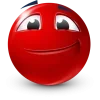 Стикер 4 Red Face Emoji