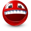Стикер 2 Red Face Emoji