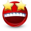 Стикер 26 Red Face Emoji