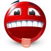 Стикер 9 Red Face Emoji