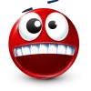 Стикер 32 Red Face Emoji